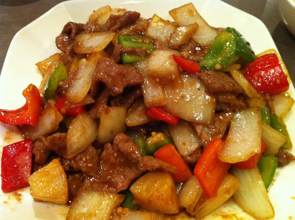 Hairy cock shemale tube Asian ground beef stir fry